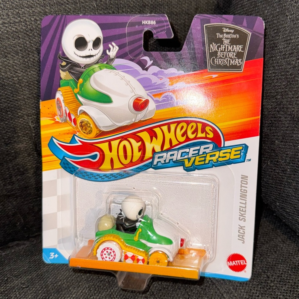 Hot Wheels Racer Verse Jack Skellington Toy - Picture 3 of 5